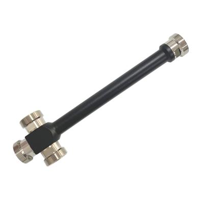 Divisor de potência fêmea DIN de 3 vias 698-2700 / 3800 MHz