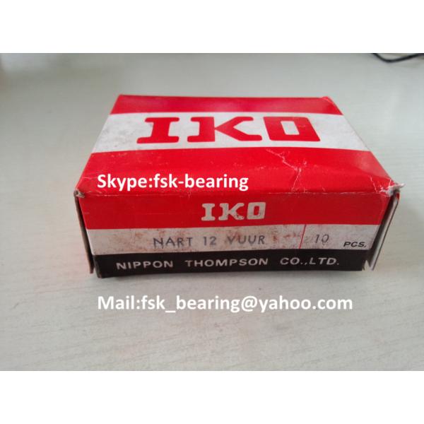 Precision Chrome Steel Needle Roller Bearings IKO NART12 VUUR Track Roller Bearings