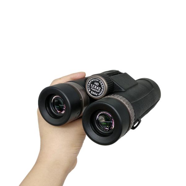 12x42 Mobile Telescope IPX7 Fog & Waterproof Binoculars For Adults BAK-4 Prism With Universal Phone Adapter For Bird Wat