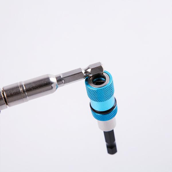 Electroplated Pivoting Bit Tip Holder for 89MM 1/4HEX Forged Chrome Vanadium Steel