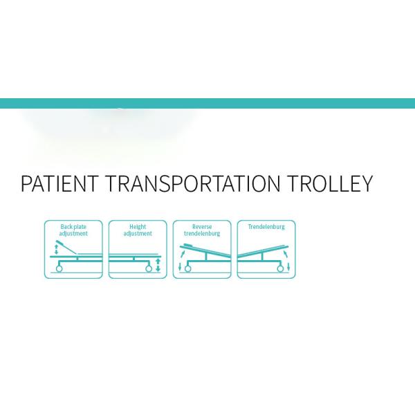 Emergency Hospital Patient Transfer Trolley