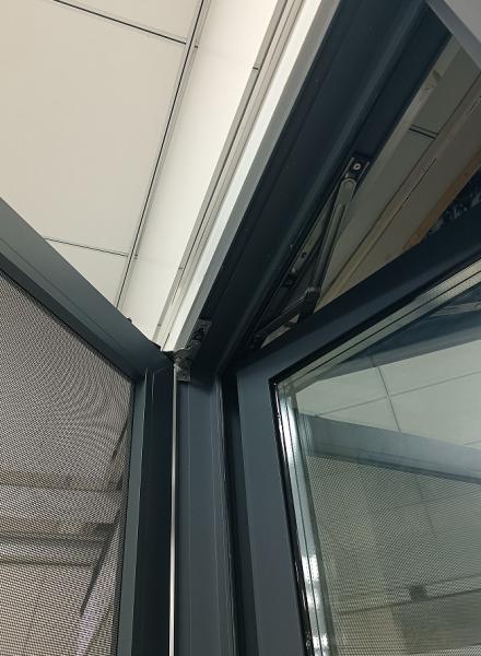 Anodized Finished Aluminum Swing Window Customized Aluminum Casement Windows