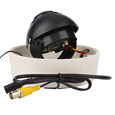 3-Axis Vandal-proof IR Dome Camera with 2.8~12mm Varifocal Lens