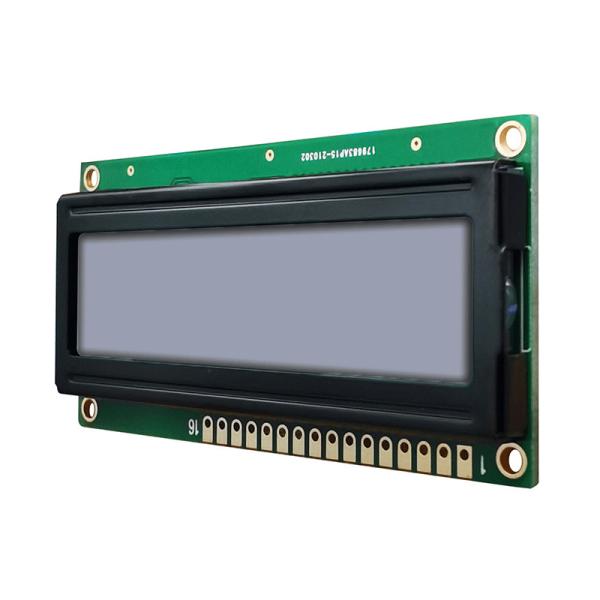 cor verde amarela HTM1602-12 do módulo médio do LCD do caráter 16x2