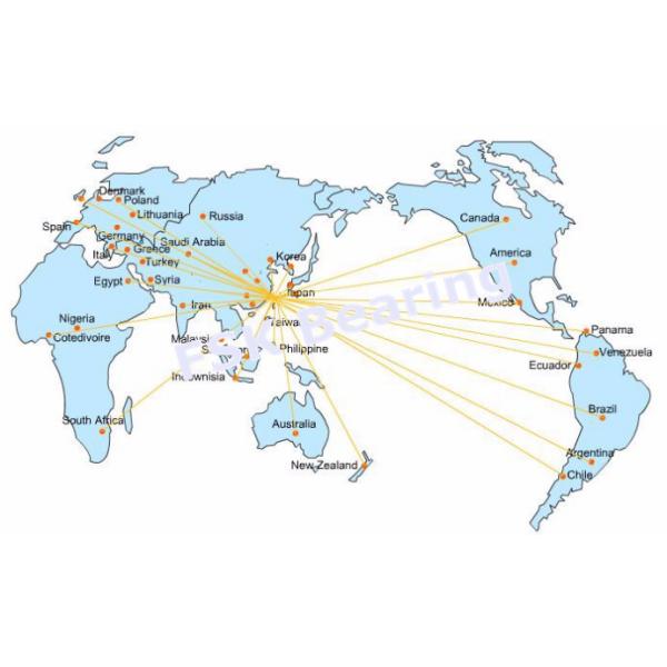 7603030 - TVP Angular Contact Thrust Ball Bearings Screw Support Nylon Cage