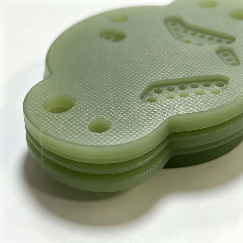 Custom CNC Machined FR4 G10 Fiberglass Insulation Fixture with ISO 2768‑1 Fine Grade Tolerance and High Dielectric Strength for Electrical Applications