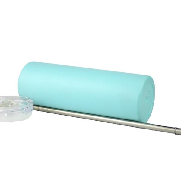 Stainless Steel 30oz 20oz 15oz Straight Sublimation Tumbler With Straw And Lid Cups