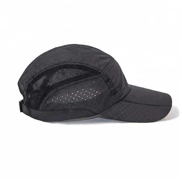 Fashionable Nylon 5 Panel Hat , Custom Sport Dry Fit 5 Panel Golf Hat