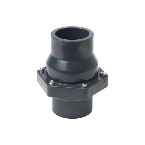 4 PVC Non Return Swing Check Valve STANDARD Length and PP Ball for Sump Pump Application