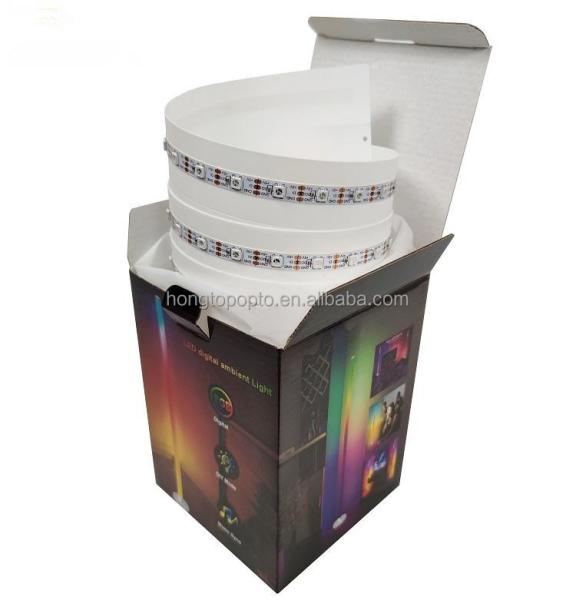 Adjustable RGB Smart-Controlled Corner Lamp for Holiday Decoration in Simple Design