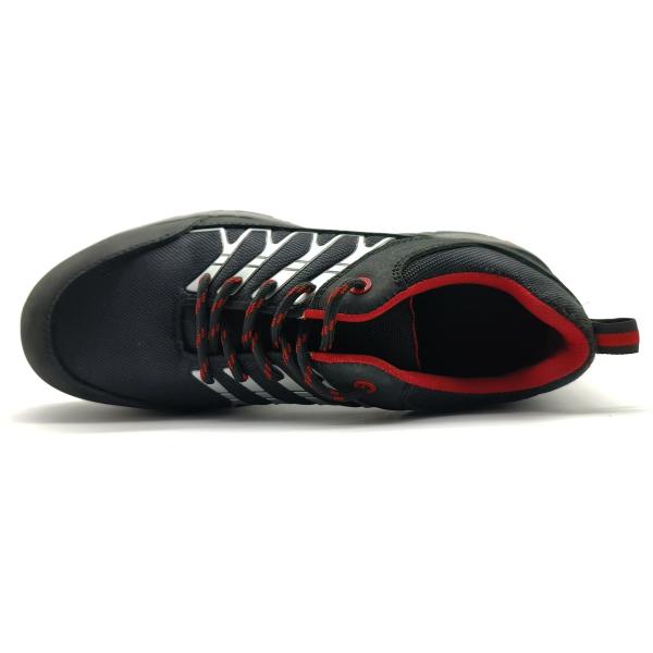 Men Low Top Outdoor Safety Shoes Cowhide Steel Toe MD Sole Hiking Boots