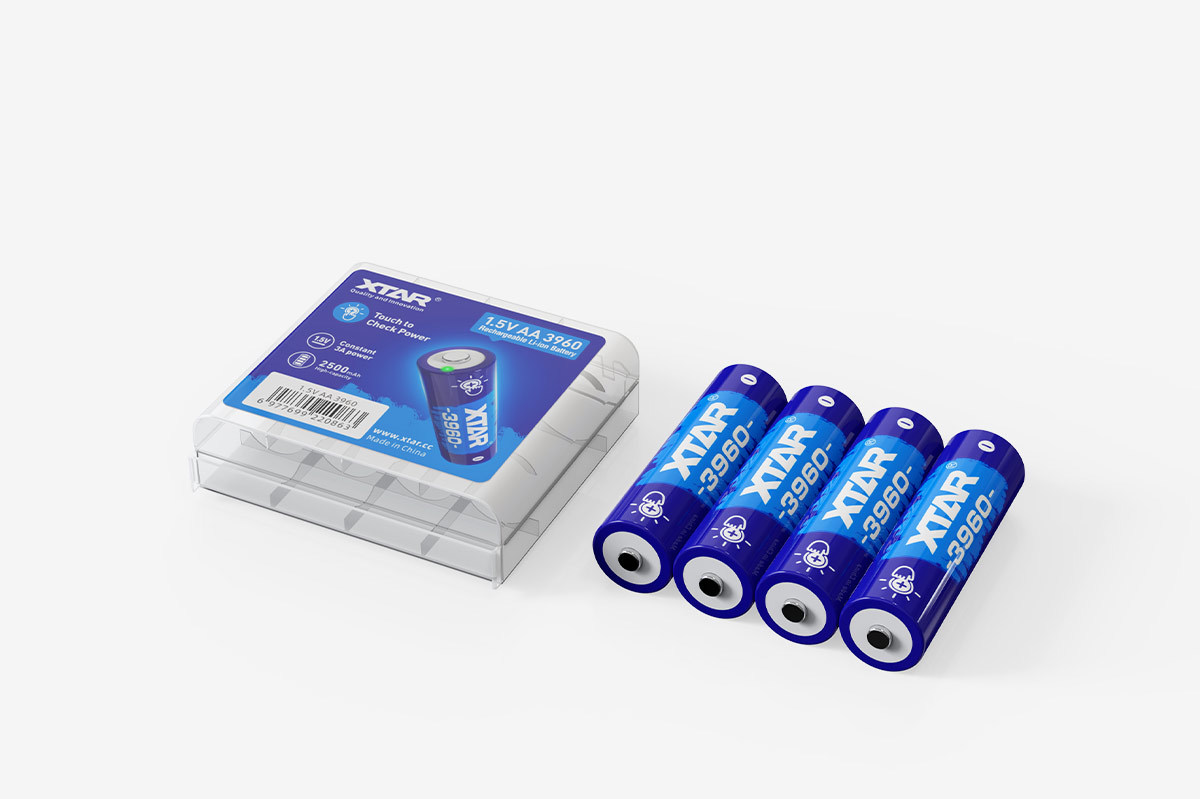 Long Lasting AA Batteries Delivering True 1.5V Output and Power for Industrial and Commercial Electronic Devices