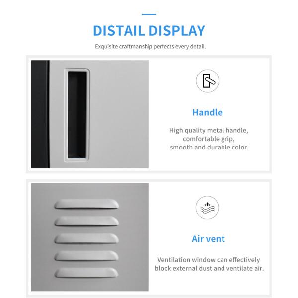 Шкафчик одиночного замка ключа 5 дверей стальной для одежд и шкафа ботинок стального