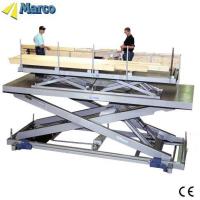 Stationary Running Mode Material Handling Equipment Large Driven Hydraulic Scissor Lift Working Platform