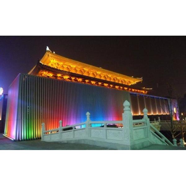 Área exterior impermeável 18pcs 3W RGB LED Lava-louças de parede Luzes de barra Long Life Span Life 100000