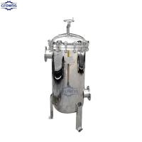 Acier inoxydable industriel 304 316L RO Filtre à l'eau sac à membrane Filtre de boîtier