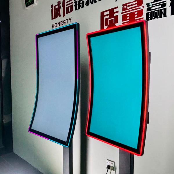 Factory OEM 32 Inch Curved Touch Screen J-Shape Curve Capacitive Touch Screen LCD Monitor For Game Cabinet