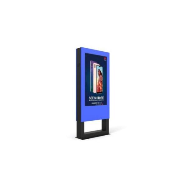 Outdoor Portable Battery Powered Digital Signage Kiosk 55 Inch LCD Display Digital Poster Display