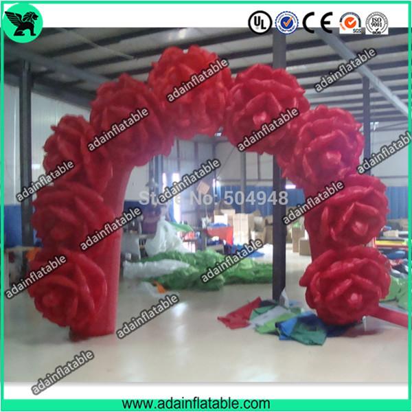 Wedding Decoration Inflatable Rose Flower Arch Event Inflatable Archway