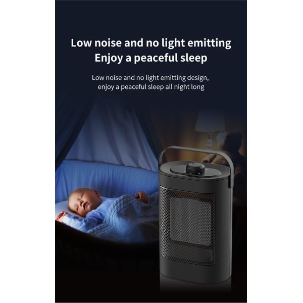 Small Mini Heater Vertical Household Heater ABS Infrared PTC Three Second Heat Heater