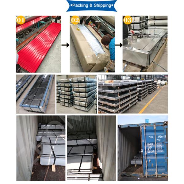 Low Carbon Steel Wire Q235 Raw Material Metal Galvanized Colour Coated Roofing Sheet for RAL9016 and ISO9001 Certified