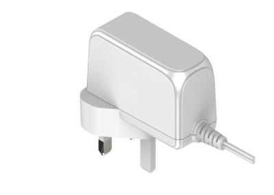 Adaptador branco da parede da C.C. da C.A. de 12V 2A com Pin da tomada 3 do AU da NC JP da UE E.U. do Reino Unido