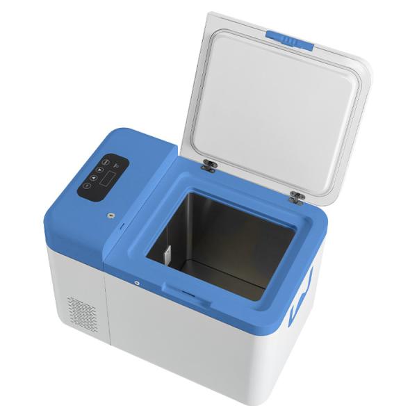 CE/ISO9001 Certificado 25L Ultra Low -60 Graus Car Utilizando 12V DC Potable Small Freezer