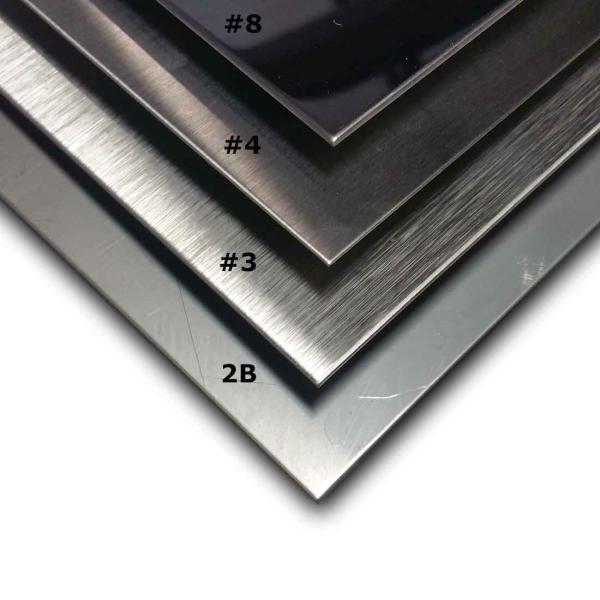 BA 2B NO.1 Cold Rolled 304 Stainless Steel Sheet 15mm 1300mm