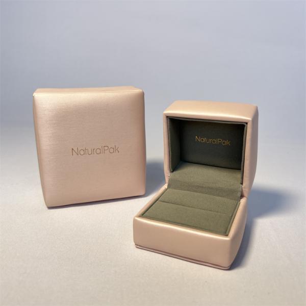PU Jewelry Gift Ring Watch Necklace Packaging Boxes Custom Logo Printing