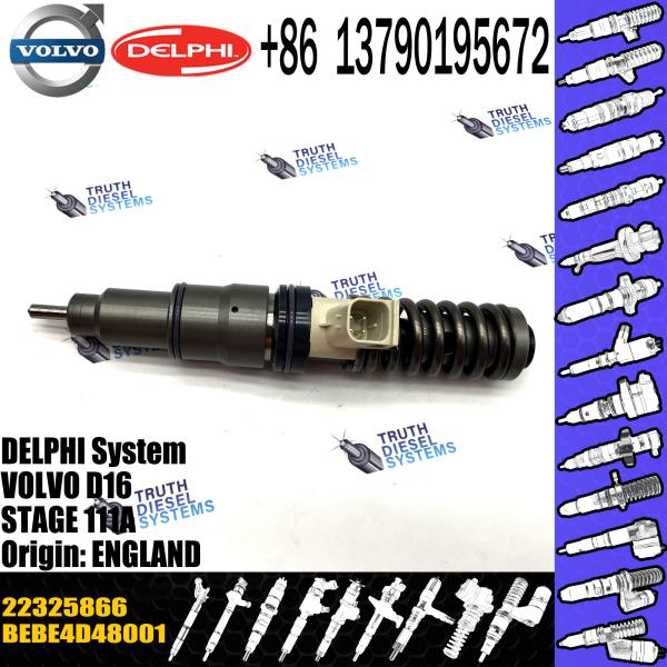 High Quality Diesel Fuel Injector 22325866 BEBE4D48001 For VOL PENTA MD STAGE II
