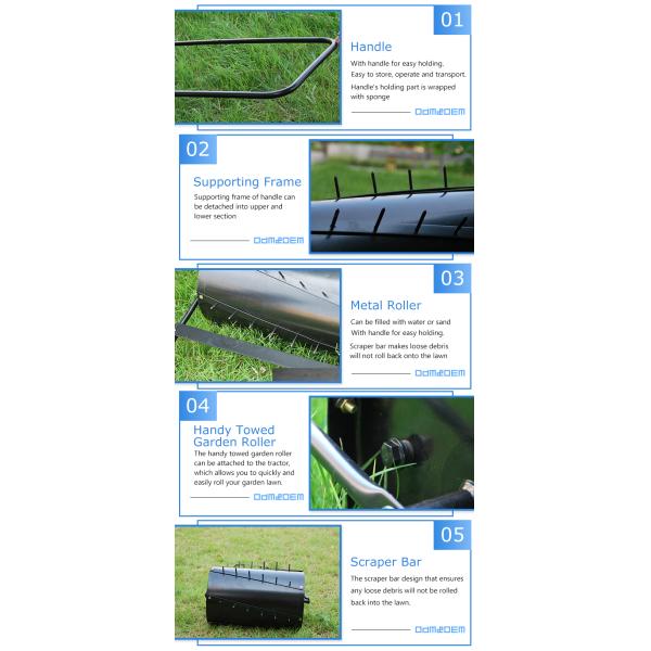 OEM ODM Garden Spike Aerator Roller Lawn Aerator Roller Gardening Tool