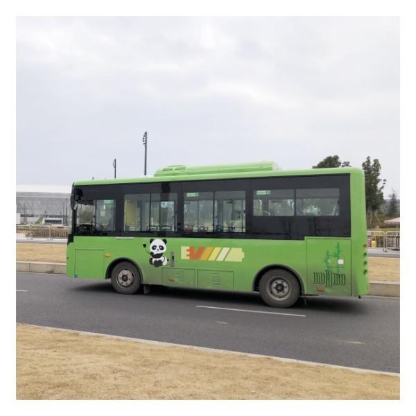 Wheelbase 2840mm Intercity Pure Electric Bus Steering Position LHD 6.6m