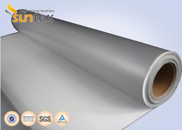 A sarja/cetim/planície da isolação térmica tecem pano/tela revestidos da fibra de vidro da borracha de silicone para junções de expansão