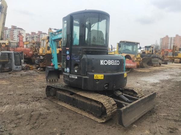                  Origin Japan Mini Digger Kobelco Sk55sr with Low Hours, Used Kobelco MIDI Track Excavator Sk55 Sk60 Sk70 Sk75 on Promotion.             