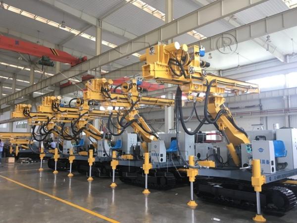 DTH or Casing Construction Drilling Rig Electric or Diesel Power Hydraulic System