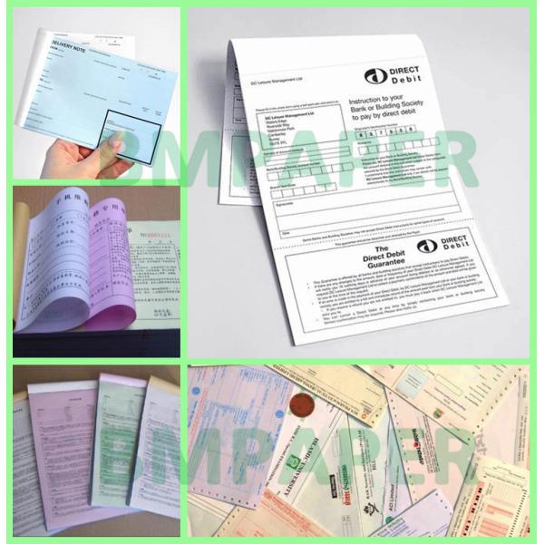 50g 75g Carbonless CB CFB CF Paper For Courier Waybill 70 x 95cm Black Image