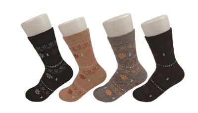 Chaussettes thermiques à séchage rapide de laine d'Elastane pour la résistance d'ébarbage d'enfants