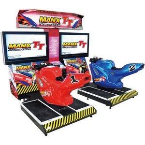 Máquina Manx do jogo da bicicleta do motor do gêmeo do Tt para a fase 3 da inicial D de Game Center