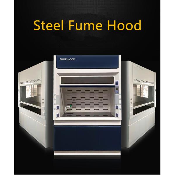 220V Laboratory Fume Hood Steel Glass Window Fume Cupboard Chemistry 300kg
