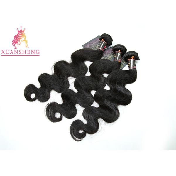 10A Grade Virgin Peruvian Human Hair No Shedding Body Wave Extensions