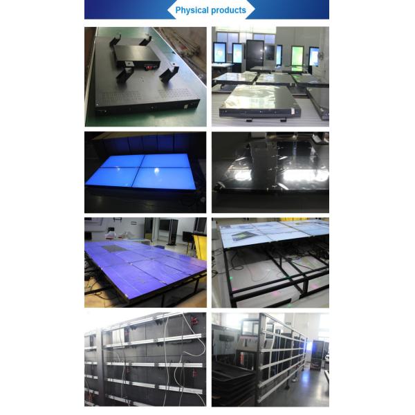Indoor Splicing LCD Video Wall Floor Standing Mount VGA / DVI / HDMI Input