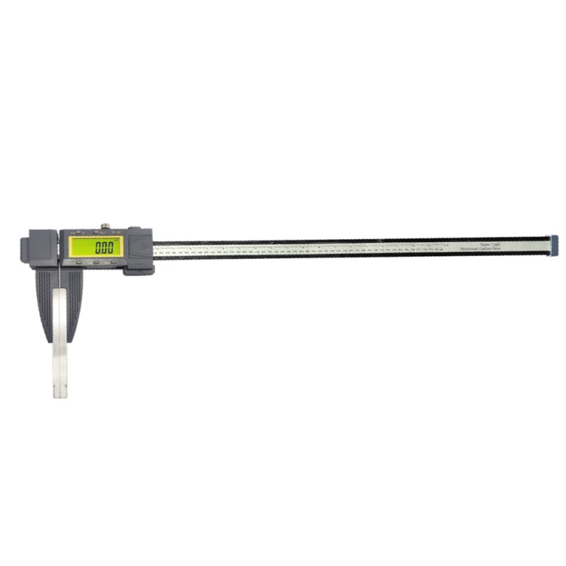 Heavy Duty 0-600mm/0-24″ Carbon Fiber Digital Caliper IP65 Dustproof Waterproof Industrial Measuring Instrument