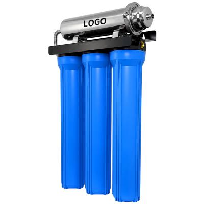 Large Flow 4 Stage UF Membrane Filter Commercial Under Sink Type