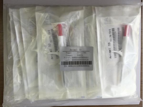 ISO11784/5 FDX-B Standard RFID Animal ID Microchip Disposable Syringe Chips Unique Data Security
