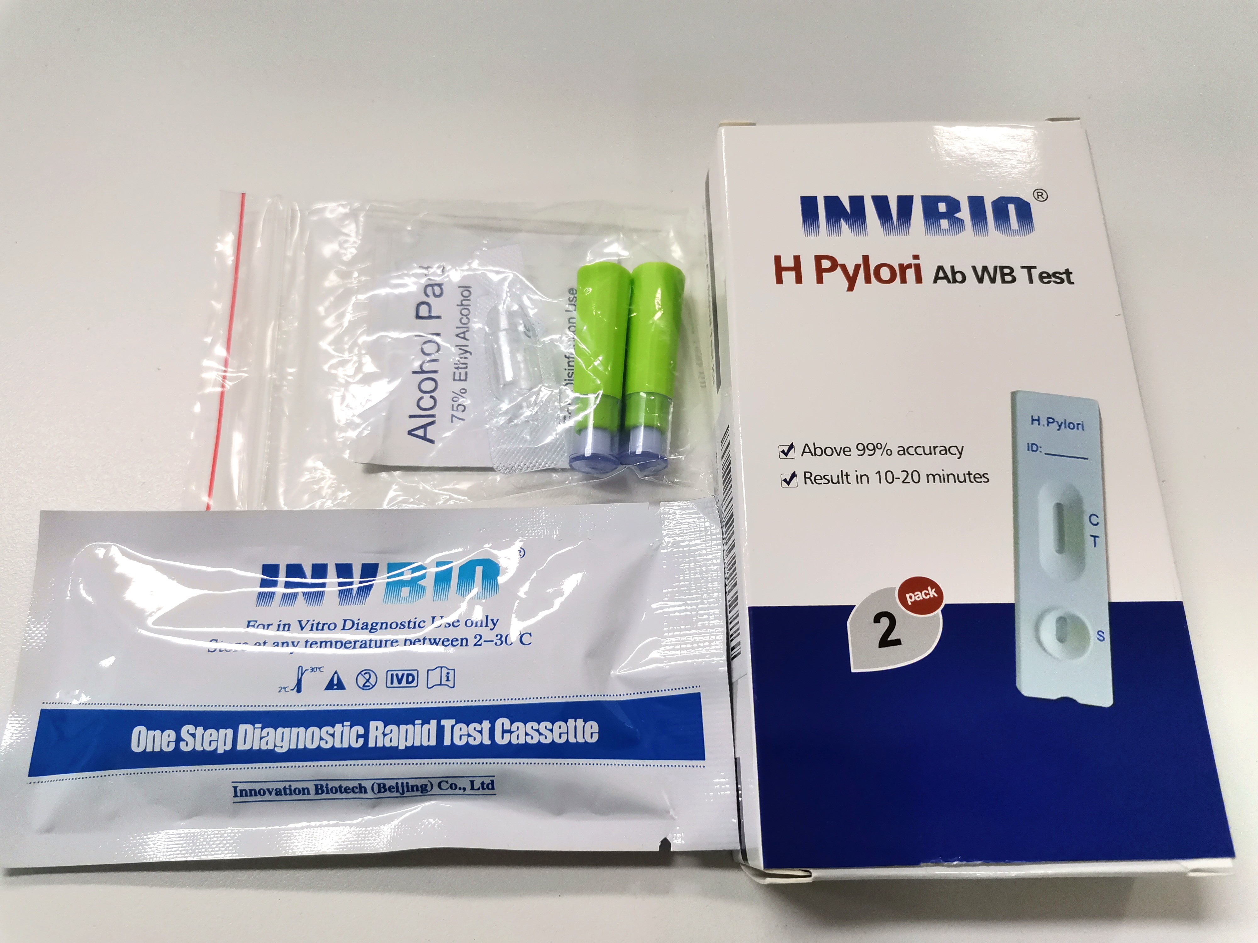 Карта фекалий наборов теста инфекционного заболевания привратники желудка Ag h быстрая с CE