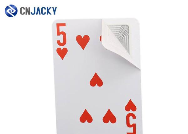 Water Proof Rfid Card Security Smart Plastic Poker Card Thickness 0.35mm
