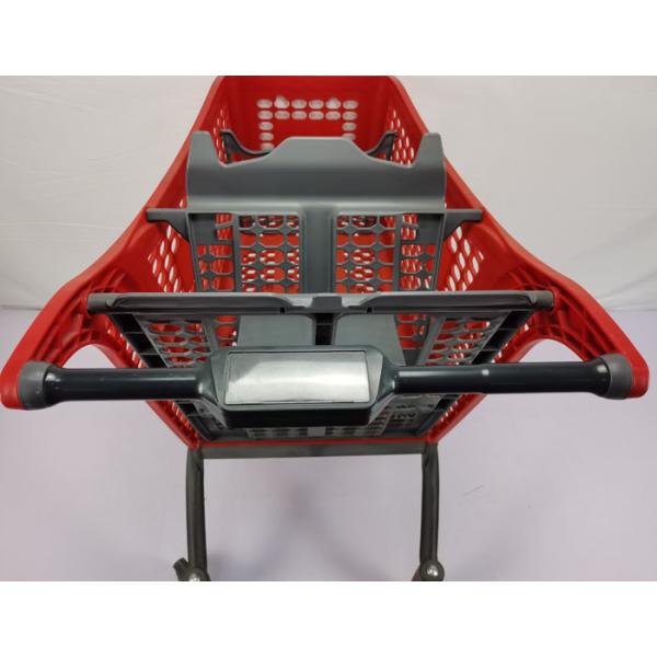 Легковес вагонетки корзины супермаркета пластиковый с пластиковым ODM OEM раздела