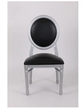 Specific Hotel Chair Modern Design Luxury Shiny Gold PP Resin Popular Dining Chair Ghost Wedding Louis Chair