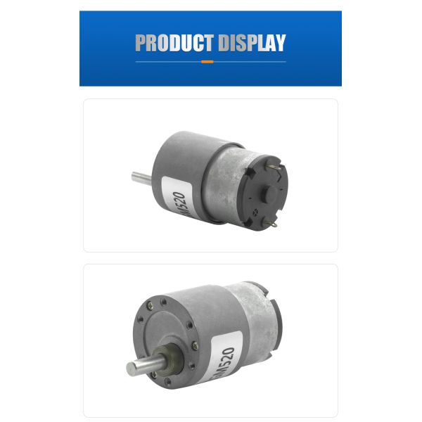 FT-37RGM520 6 12V 24V Mini Gear Box Motor Transmission Micro Geared Motor