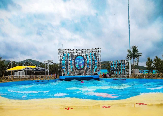 Commercial Wave Pool & Surf Simulator with 10+ Wave Patterns 120 Visitors/Hour and 0.8-2.5m Wave Height for Water Parks